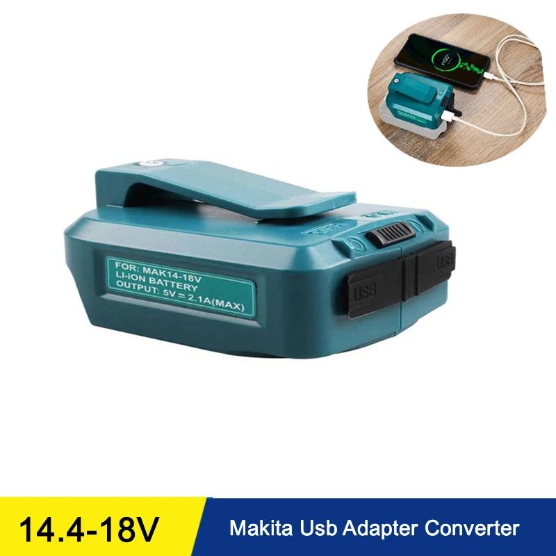 18V Led Ʈ Makita Usb  ȯ Ƭ ̿ ͸  USB  ߿ , ADP05 BL1815 BL1830